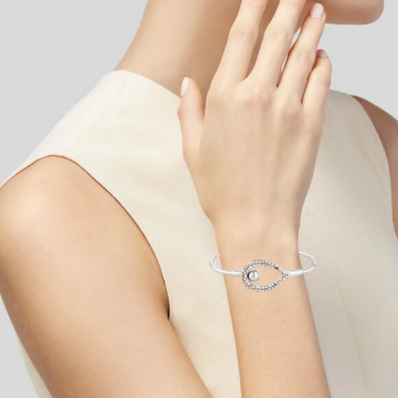 Alexis Bittar Crystal Tension Bangle - Picture 2 of 2